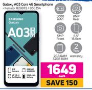 Samsung Galaxy A03 Core 4G Smartphone-Each