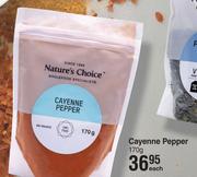 Nature's Choice Cayenne Pepper-170g Each