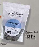 Nature's Choice Pumpkin Seeds-500g Each