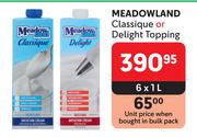 Meadowland Classique Or Delight Topping-6 x 1L