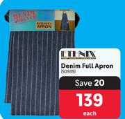 Ethnix Denim Full Apron-Each
