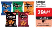 Doritos Corn Chips (All Variants)-48 x 45g