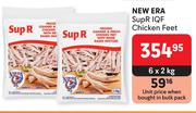 New Era Sup R IQF Chicken Feet-6 x 2Kg
