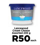 Lancewood Cream Cheese Assorted-230g Each