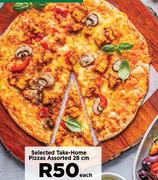 Selected Take Home Pizzas Assorted 28cm-Each
