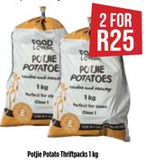 Potjie Potato Thriftpacks-For 2 x 1Kg
