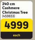 240cm Cashmere Christmas Tree-Each