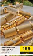 Premium Reindeer Crackers 6 Pack-Per Pack