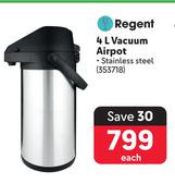 Regent Vacuum Airpot-4Ltr Each