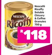 Nescafe Ricoffy Soluble Chicory & Coffee Granules-750g