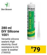 Den Braven 280ml DIY Silicone 1001