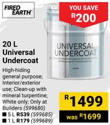 Fired Earth 20L Universal Undercoat