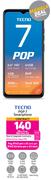Tecno Pop 7 Smartphone-On Red Flexi 140