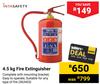 Intasafety 4.5Kg Fire Extinguisher