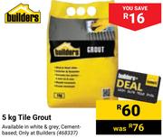 Builders 5Kg Tile Grout