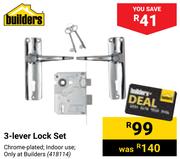 Builders 3 Lever Lock Set