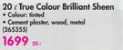 Plascon 20L True Colour Briliant Sheen (Tinted)