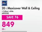 Dulux 20L Maxicover Wall & Ceiling (White)