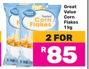 Great Value Corn Flakes-For 2 x 1Kg