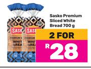Sasko Premium Sliced White Bread-For 2 x 700g