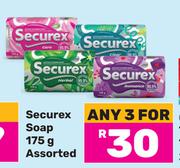 Securex Soap Assorted-For Any 3 x 175g