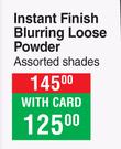 L.A.Girl Instant Finish Blurring Loose Powder Assorted Shades