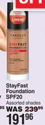Yardley Stay Fast Foundation SPF20 Assorted Shades