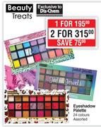 Beauty Treats Eyeshadow Palette 24 Colours Assorted-For 2