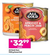 All Gold Jam Assorted-900g Each