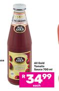 All Gold Tomato Sauce-700ml Each
