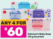Johnson's Baby Soap Assorted-For 4 x 175g