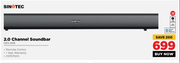 Sinotec 2.0 Channel Soundbar SBS-688