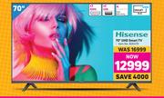 Hisense 70" UHD Smart TV 