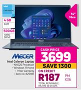 Mecer Intel Celeron Laptop