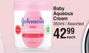 Johnson's Baby Aqueous Cream Assorted-350ml Each