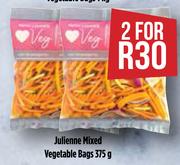 Julienne Mixed Vegetable Bags-For 2 x 375g