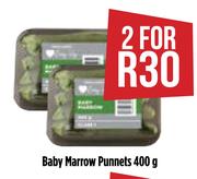 Baby Marrow Punnets-For 2 x 400g