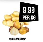 Onions Or Potatoes-Per kg