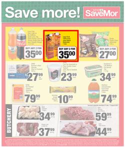 SPAR SAVEMOR EASTERN CAPE : Pay Less (27 July - 8 August 2021) Valid in Alexandria, Dordrecht, Hogsback, Idutywa, Willowvale, Mooiplaas, Richmond, page 2
