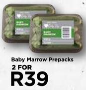 Baby Marrow Prepacks-For 2