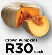 Crown Pumpkins-Each