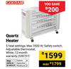 Goldair Quartz Heater