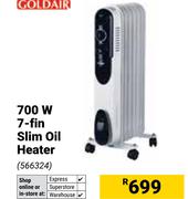 Goldair 700W 7-Fin Slim Oil Heater