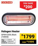 Goldair Halogen Heater 