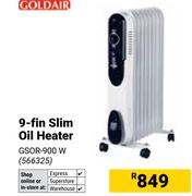 Goldair 9-Fin Slim Oil Heater 