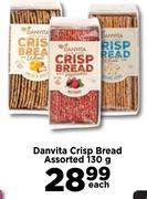 Danvita Crisp Bread Assorted-130g Each
