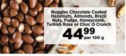 Nuggles Chocolate Coated Hazelnuts,Almonds,Brazil Nuts-Per 100g