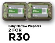 Baby Marrow Prepacks-For 2