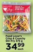 Food Lover's Crisp & Crunchy Stir Fry-375g
