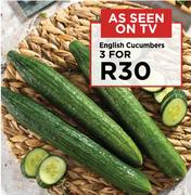 2English Cucumbers-For 3